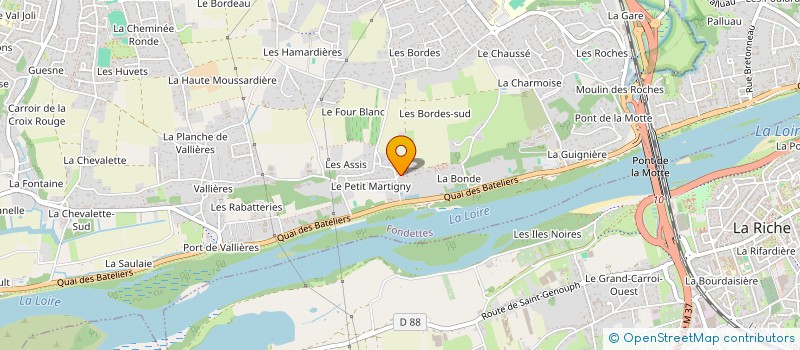 localisation de l'entreprise SCI LE TELEGRAPHE  FONDETTES