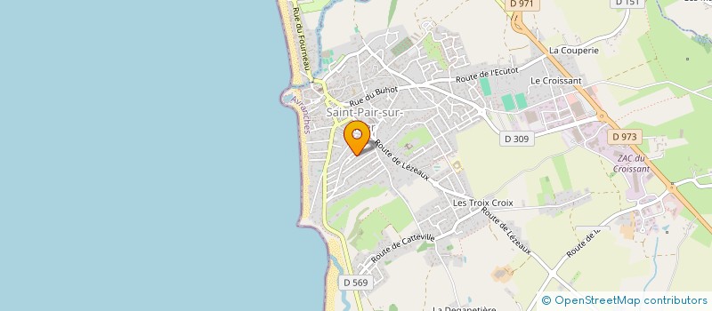 localisation de l'entreprise SCI LE TELEGRAPHE  SAINT-PAIR-SUR-MER