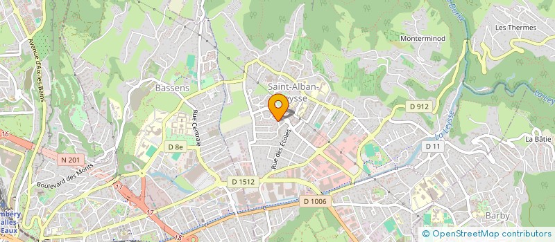 localisation de l'entreprise SCI LE TELEPHERIQUE  LES DESERTS