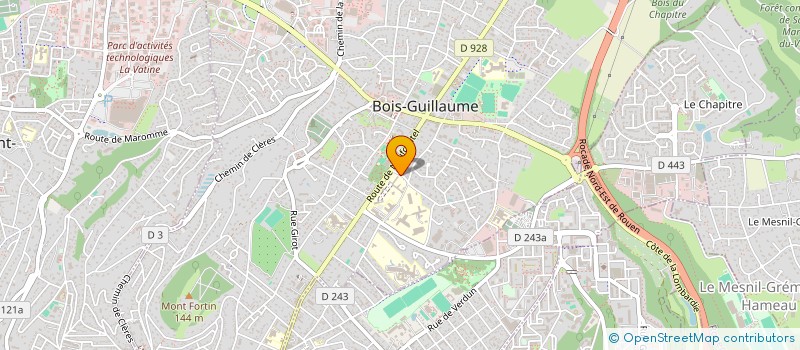 localisation de l'entreprise SCI LE TEMERAIRE à BOIS-GUILLAUME