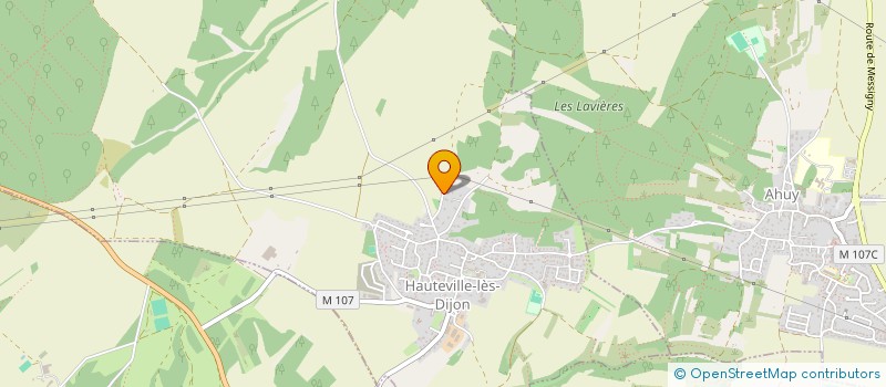 localisation de l'entreprise SCI LE TEMERAIRE-CAMELIN  HAUTEVILLE-LES-DIJON