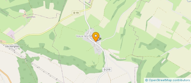 localisation de l'entreprise SCI LE TEMOIS  VAUX-LES-MOUZON