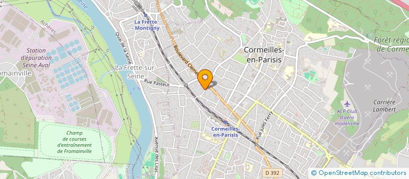 localisation de l'entreprise SCI LE TEMPS D'UNE ROMANCE à CORMEILLES-EN-PARISIS
