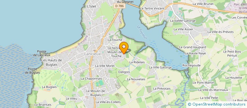 localisation de l'entreprise SCI LE TEMPS RETROUVE  LANCIEUX