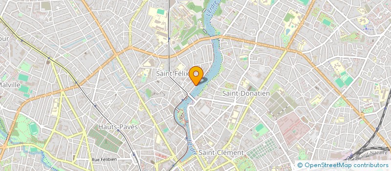localisation de l'entreprise SCI LE TENDRE à NANTES