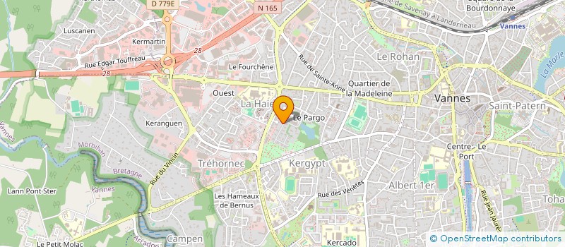 localisation de l'entreprise SCI LE TENEDOU à VANNES