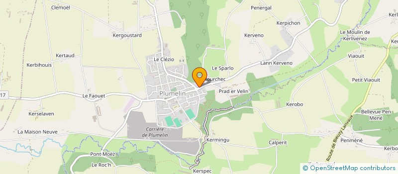 localisation de l'entreprise SCI LE TENO  MOREAC