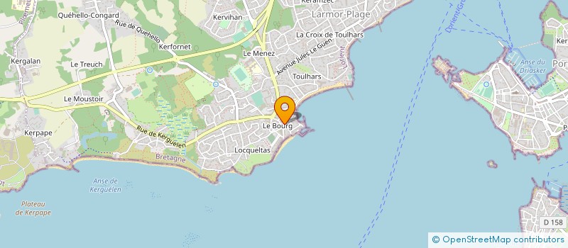 localisation de l'entreprise SCI LE TERMINUS à LARMOR-PLAGE