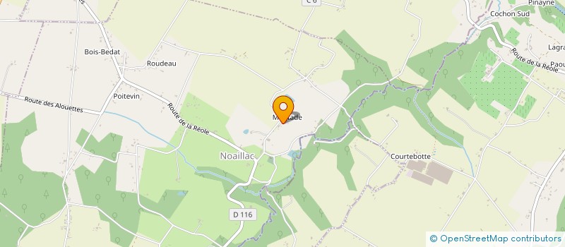 localisation de l'entreprise SCI LE TERMINUS REOLAIS  NOAILLAC