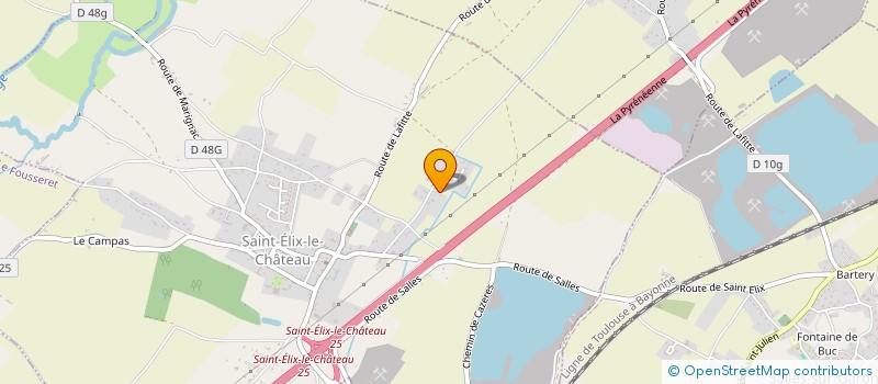 localisation de l'entreprise SCI LE TERRE  SAINT-ELIX-LE-CHATEAU