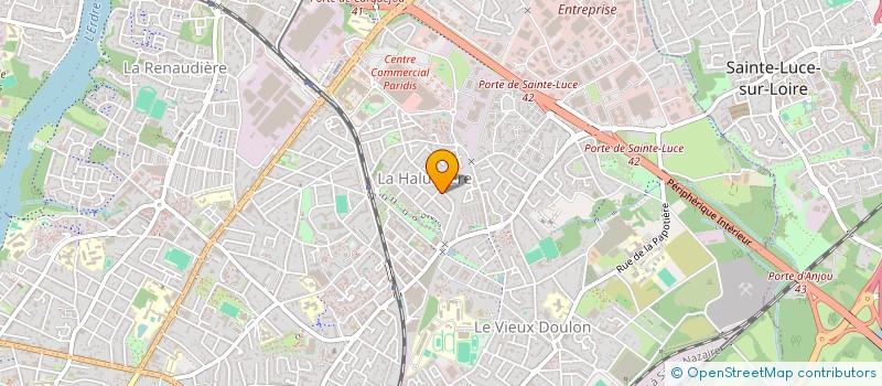localisation de l'entreprise SCI LE TERRIER  NANTES