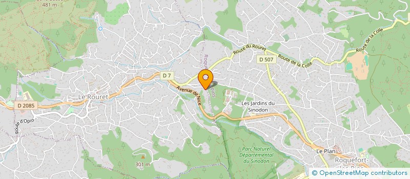 localisation de l'entreprise SCI LE TERRIER DE LA PERRIERE  LE ROURET