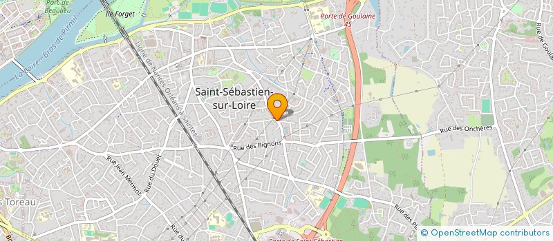 localisation de l'entreprise SCI LE TERRIL à SAINT-SEBASTIEN-SUR-LOIRE