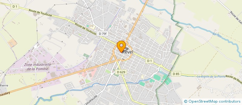 localisation de l'entreprise SCI LE TERROIR  REVEL