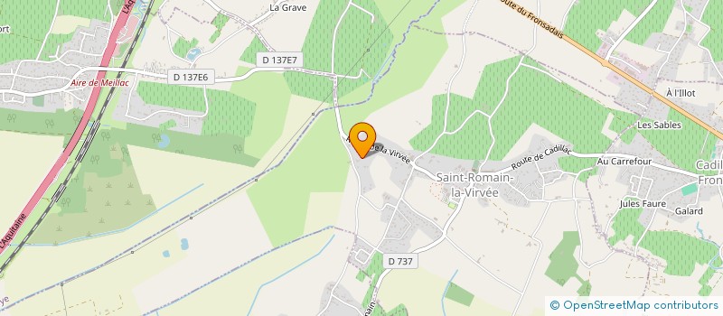 localisation de l'entreprise SCI LE TERTRE  SAINT-ROMAIN-LA-VIRVEE