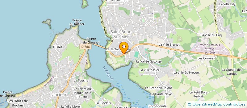 localisation de l'entreprise SCI LE TERTRE GONDAN  SAINT-BRIAC-SUR-MER