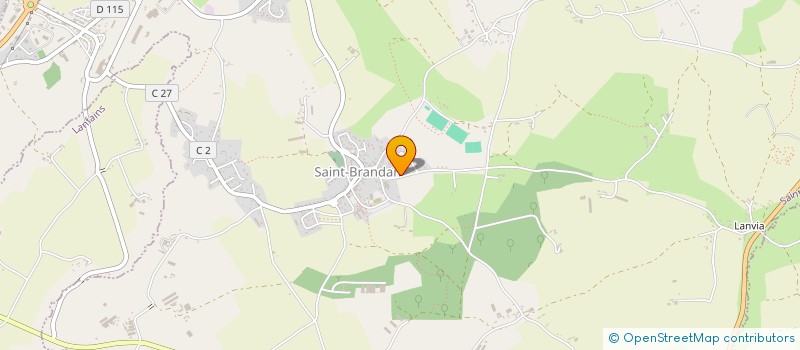 localisation de l'entreprise SCI LE TERTRE ROUSSEL  SAINT-BRANDAN