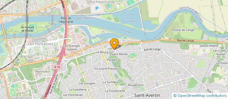 localisation de l'entreprise SCI LE TERTRE SAINT MICHEL  SAINT-AVERTIN