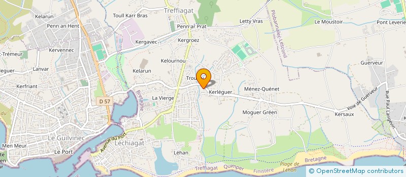 localisation de l'entreprise SCI LE TETRAS  GUILVINEC