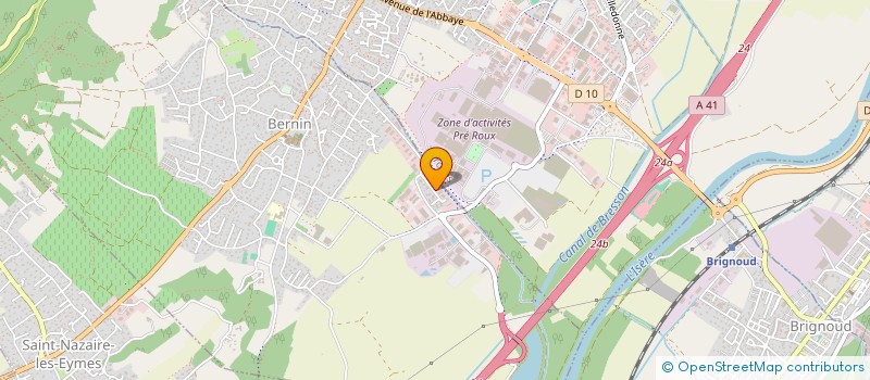 localisation de l'entreprise SCI LE TEURA  BERNIN