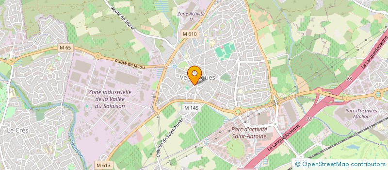 localisation de l'entreprise SCI LE TEYRON à VENDARGUES