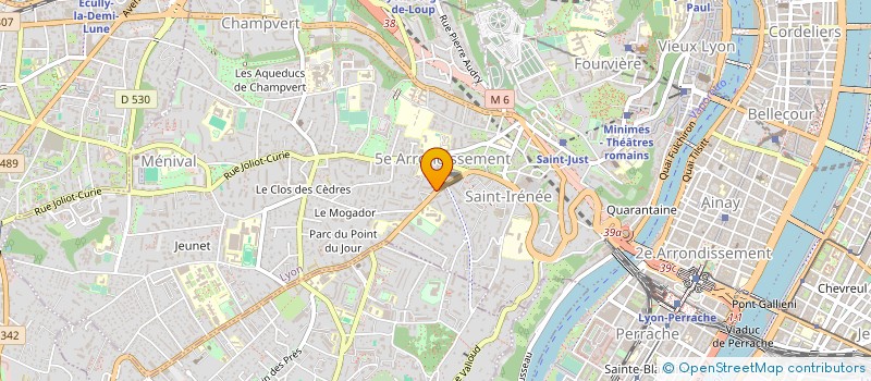 localisation de l'entreprise SCI LE THABOR  LYON