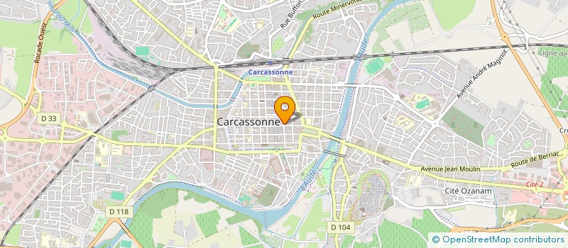 localisation de l'entreprise SCI LE THERON à CARCASSONNE