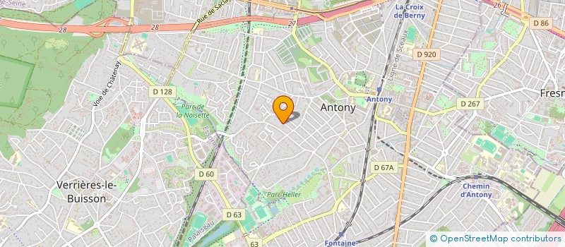 localisation de l'entreprise SCI LE THI JUMEL 2010 à ANTONY