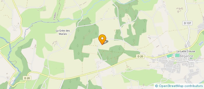 localisation de l'entreprise SCI LE THIEC  BEGANNE