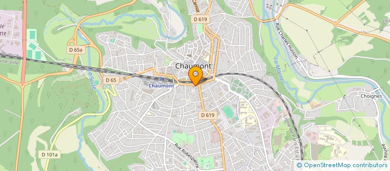 localisation de l'entreprise SCI LE THIERS à CHAUMONT