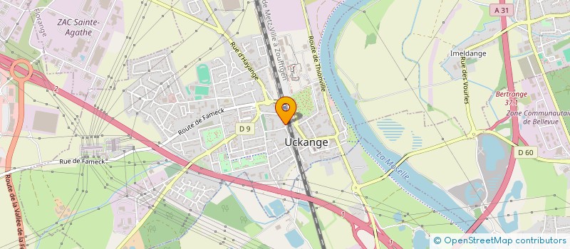 localisation de l'entreprise SCI LE THILLOT  UCKANGE