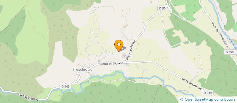 localisation de l'entreprise SCI LE THON  ORPIERRE