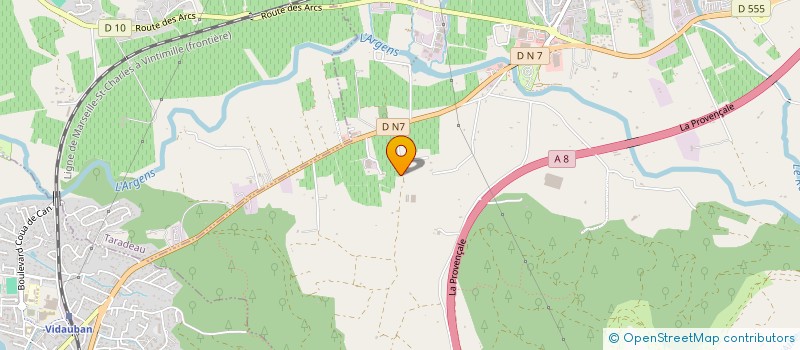 localisation de l'entreprise SCI LE THOUAR  LES ARCS