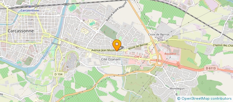 localisation de l'entreprise SCI LE TIEC à CARCASSONNE
