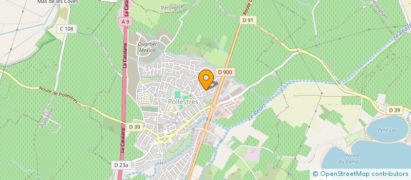 localisation de l'entreprise SCI LE TIFFART  POLLESTRES