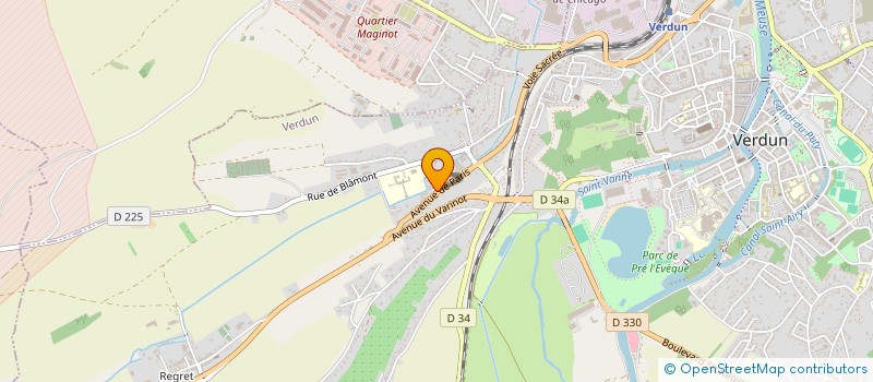 localisation de l'entreprise SCI LE TIGRE à VERDUN