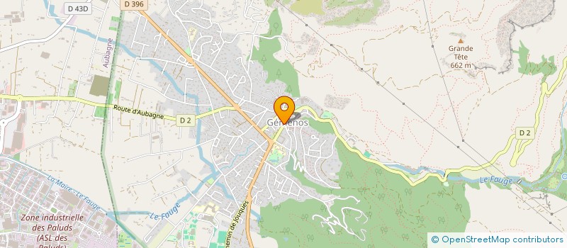 localisation de l'entreprise SCI LE TIGRE  GEMENOS