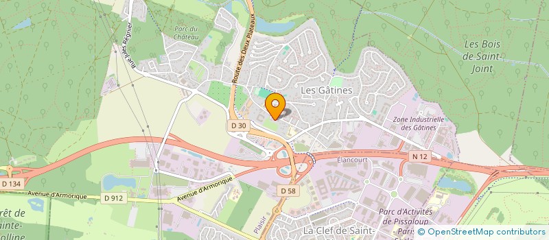 localisation de l'entreprise SCI LE TILH  PLAISIR