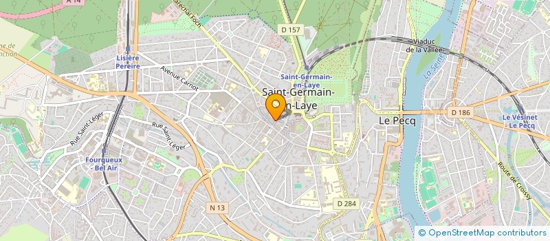 localisation de l'entreprise SCI LE TILLADET  SAINT-GERMAIN-EN-LAYE