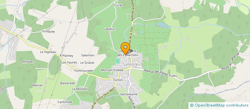 localisation de l'entreprise SCI LE TILLEUL 2022  SALLEBUF