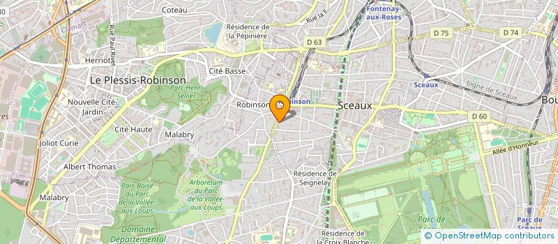 localisation de l'entreprise SCI LE TILLEUL à SCEAUX