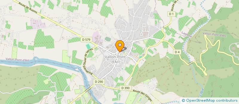 localisation de l'entreprise SCI LE TILLEUL à VALLON-PONT-D'ARC