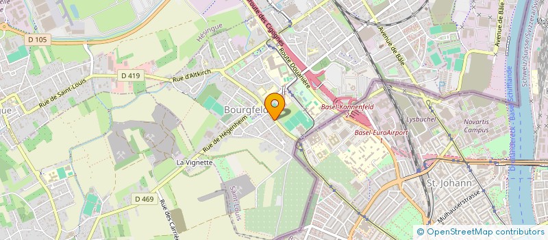 localisation de l'entreprise SCI LE TILLEUL  SAINT-LOUIS