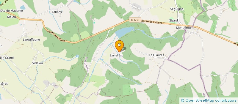 localisation de l'entreprise SCI LE TILLEUL  MASQUIERES