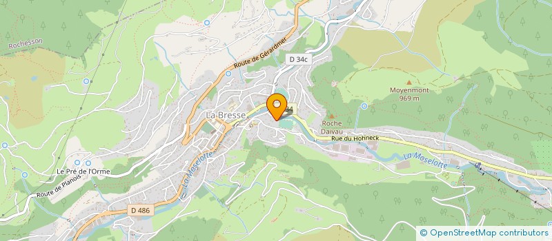 localisation de l'entreprise SCI LE TILLEUL  LA BRESSE