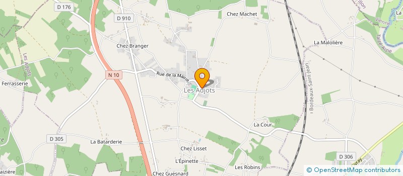 localisation de l'entreprise SCI LE TILLEUL à LES ADJOTS