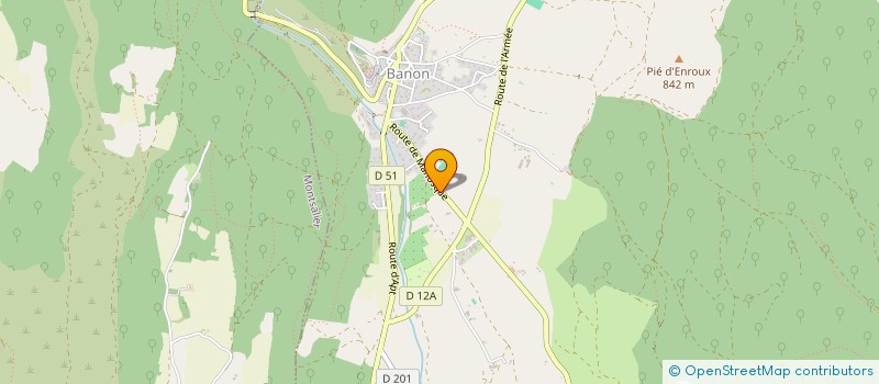 localisation de l'entreprise SCI LE TILLEUL  BANON