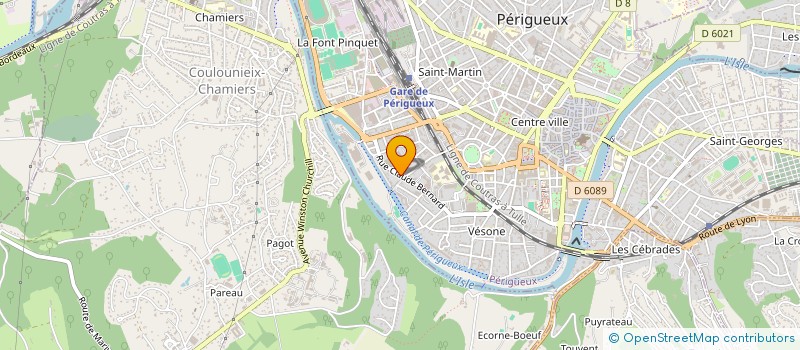 localisation de l'entreprise SCI LE TILLEUL DU CANAL à PERIGUEUX