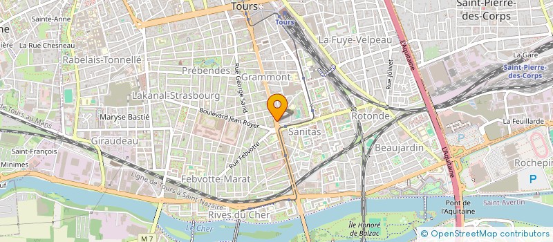 localisation de l'entreprise SCI LE TIMBROR  TOURS