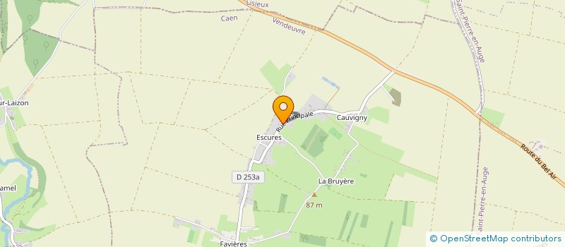 localisation de l'entreprise SCI LE TIMOUN  LOUVAGNY